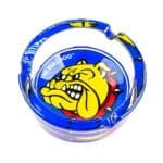 The Bulldog – Ashtray Glass Full colour