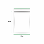 Gripzakjes 40 x 60 mm - 1000 Stuks
